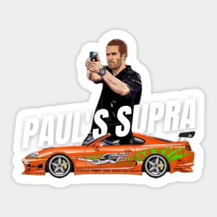 Fast and Furious Supra Sticker
